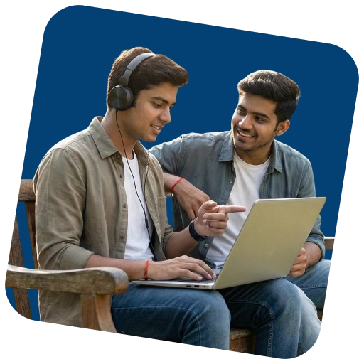 Students learning together